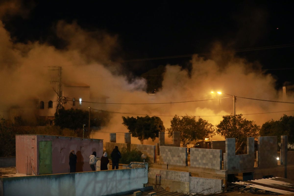 Destroyed buildings and infrastructure in Gaza