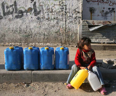Water crisis and shortage in Gaza